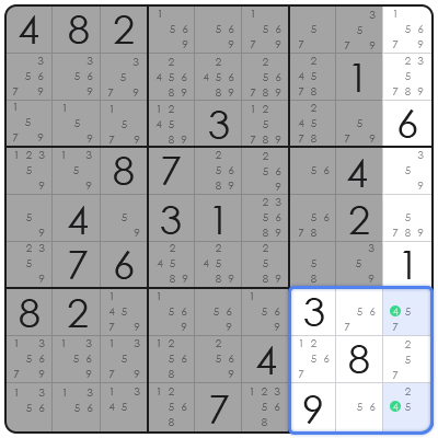 sudoku hidden single